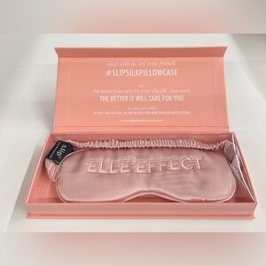 Slip Pure Silk Soft Sleep Mask with Elastic Band, Reusable, Pink